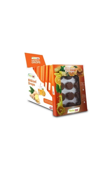Naturpy Zencefil Bal Portakal Bitkisel Pastil Drops 30g - 2