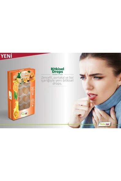 Naturpy Zencefil Bal Portakal Bitkisel Pastil Drops 30g - 3