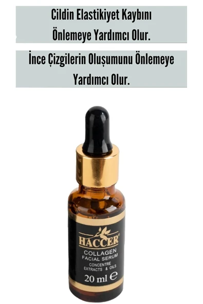 Haccer Doğal Kolajen Serum 30 ml Yüz Serumu - Resim 6