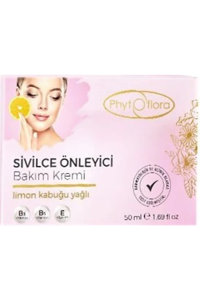 Phytoflora Sivilce Karşıtı Bakım Kremi 50 Ml(kimyasal Madde Kullanılmamaktadır.)%100 Saf Ve Organik Formül. - 2