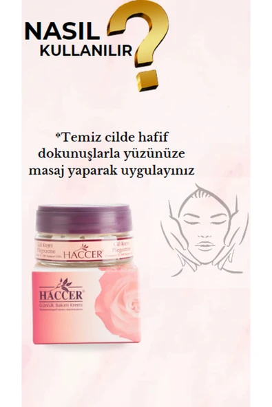 Haccer Gül Kremi Günlük Bakım 45ml - 2