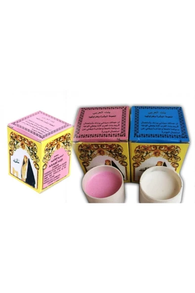 Arap Kızı Kremi Seti 1 Mavi 1 Pembe - 1