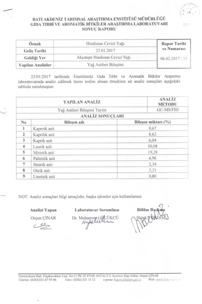 akçatepe Soğuk Sıkım Doğal Hindistan Cevizi Yağı 300 ml - 6