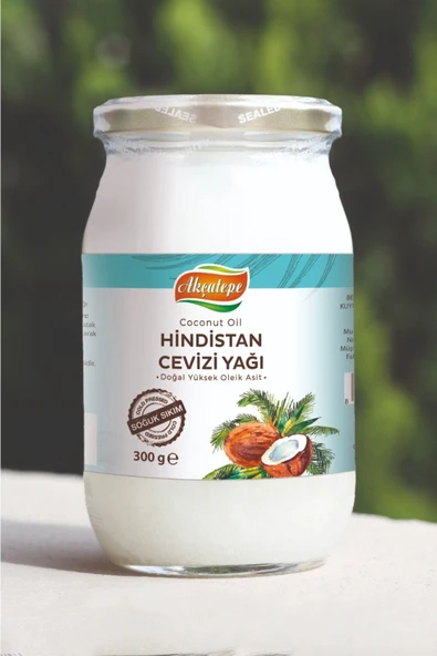 akçatepe 2 Adet Soğuk Sıkım Katı Hindistan Cevizi Yağı - 3