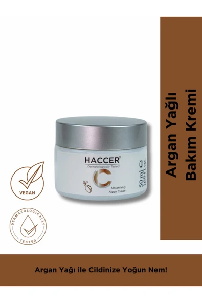 Haccer Argan Yağlı Bakım Kremi 50 ml - 1