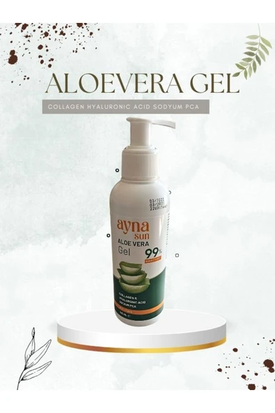 Ayna Sun Aloe Vera Jel Nemlendirici Collagen Hyaluronıc Acıd Sodyum PCA 150 ML - 2