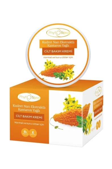 Phytoflora Kudret Narı Ekstraktlı Ve Kantaron Yağlı Cilt Bakım Kremi 100 Ml