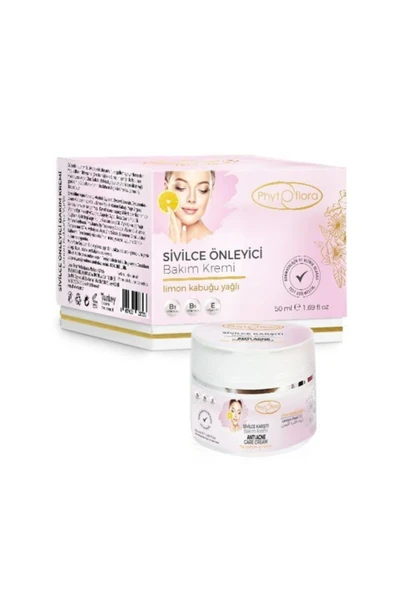 Phytoflora Sivilce Karşıtı Bakım Kremi 50 Ml(kimyasal Madde Kullanılmamaktadır.)%100 Saf Ve Organik Formül. - 1