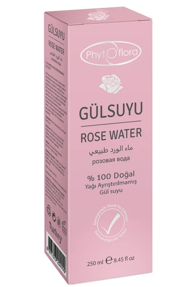 Phytoflora Gözenek & Cilt Sıkılaştırıcı Gül Suyu Tonik Etkili 250 Ml ürün görseli