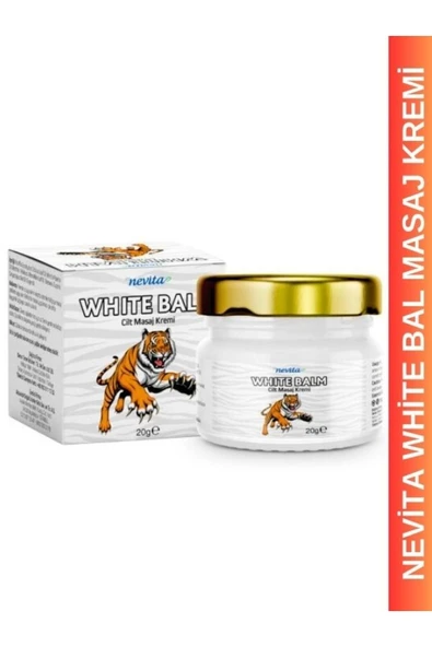 Nevita White Balm Cilt Masaj Kremi 20 gr Krem ürün görseli