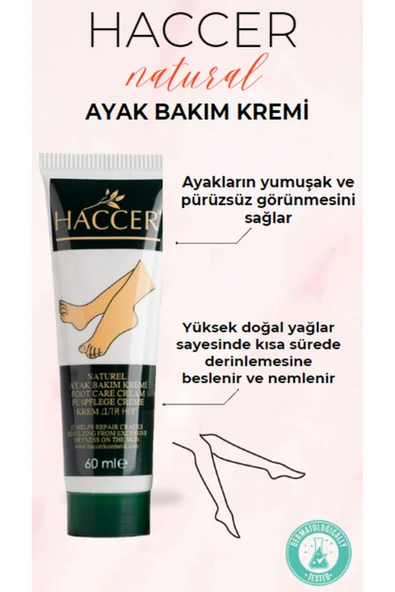 Haccer Doğal Ayak Bakım Kremi 60 ml - 2