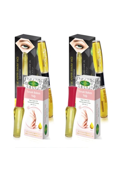 Phytoflora Tırnak Bakım Yağı Ve Kaş Kirpik Bakım Yağı X 2 Adet - 1