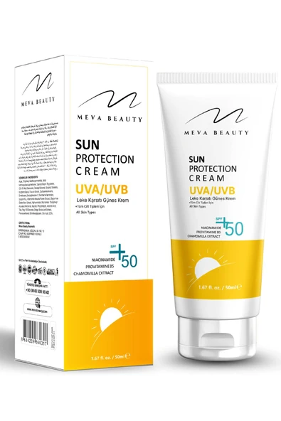 Meva Beauty 2x Yüksek Koruma Yüz Güneş Kremi SPF +50 - 4