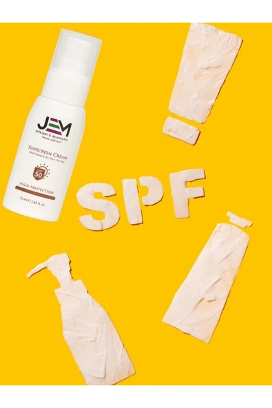 Jem Kozmetik Bitkisel Koruyucu Güneş Kremi 75 ML 50+ SPF Sun Cream - 2