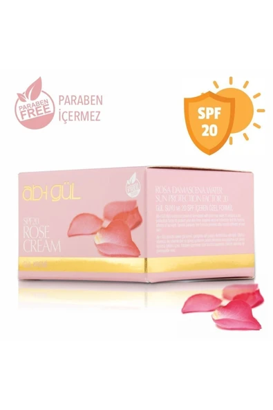 Ab-ı Gül Nemlendirici Gündüz Gül Kremi 45 ml - Spf20 Koruma - 6