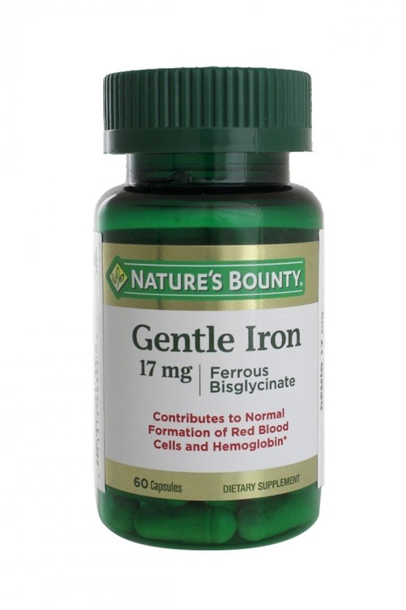 Gentle Iron 17 Mg 60 Kapsül ürün görseli