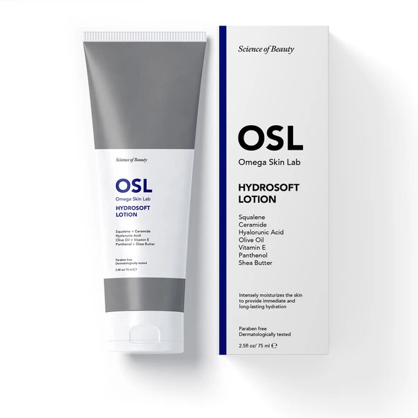 OSL Omega Skin Lab Yüz ve Vücut Için Nemlendirici Losyon - Hydrosoft Lotion 75ml - 1