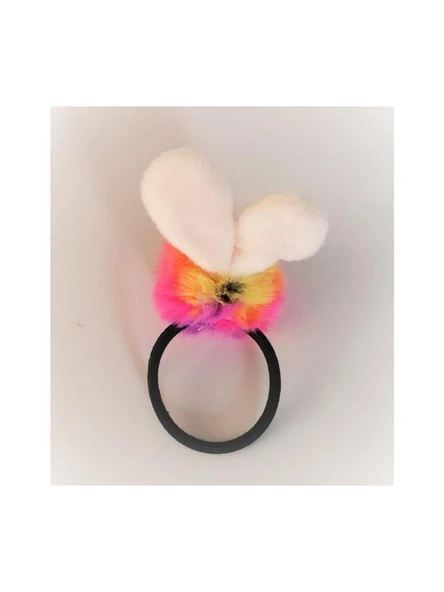 Eleven Market Lastikli Ponpon Gözlüklü Tavşan Toka - 4