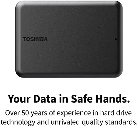 Toshiba Canvio Partner 2 TB taşınabilir 2, 5 inç harici HDD, USB 3.2 Gen 1, Mac ve Windows ile uyumlu, USB ile çalışır - 5