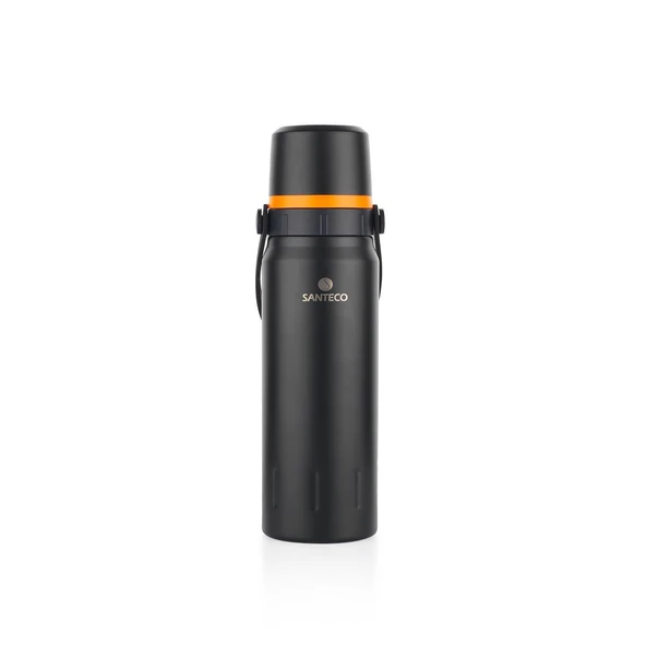 Schafer Santeco Çelik Termos 1200 ML Siyah