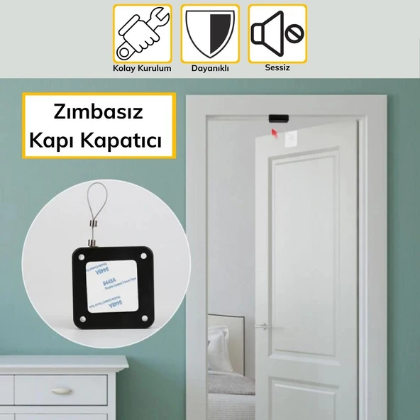 Yangına Dayanıklı Sıva Üstü Tüm Kapılar İçin Uygun Otomatik Kapanan Hızlı Otomatik Kapı Kapatıcı (5232) - 4