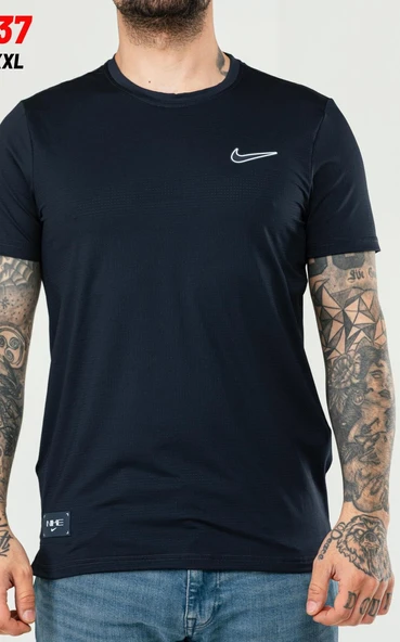 Nike EF-4537 Erkek Polyester Mesh T-Shirt - 3