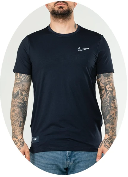 Nike EF-4537 Erkek Polyester Mesh T-Shirt - 4