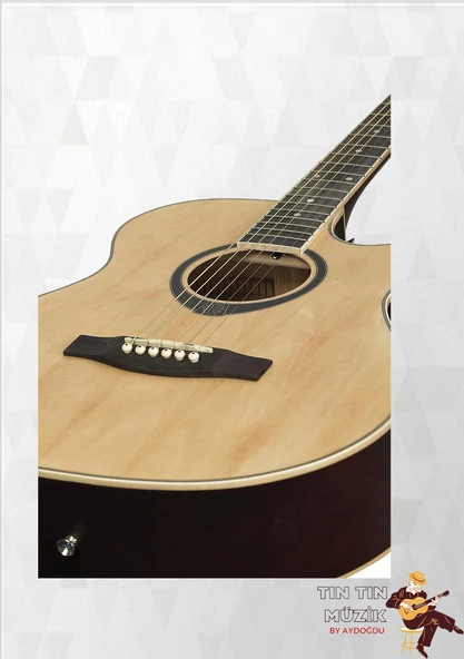 Zoppran Aczp200Zb Akustik Gitar - 5