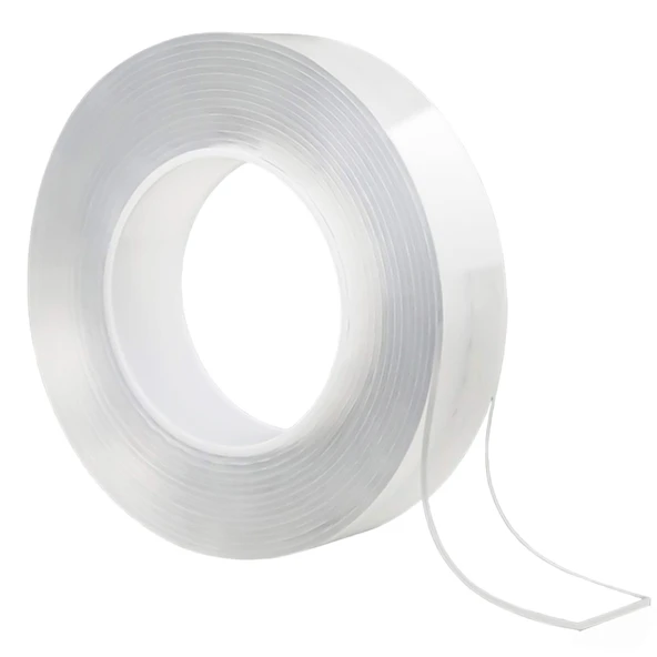 ÇİFT TARAFLI NANO TEKNOLOJİ SÜPER YAPIŞTIRICI ŞEFFAF BANT 1MM*3CM*3M (5232) - 1