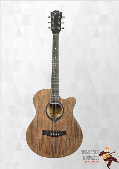 Zoppran Aczp200Spr Spruce Akustik Gitar - 4