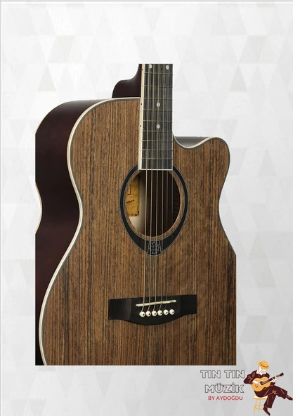 Zoppran Aczp200Spr Spruce Akustik Gitar