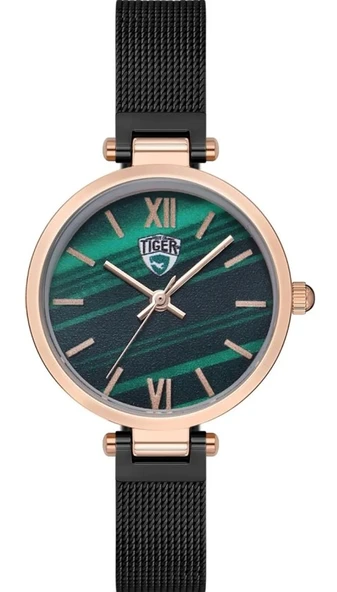 TI-544LSRY TIGER ÇELİK KADIN SAATİ - Resim 2