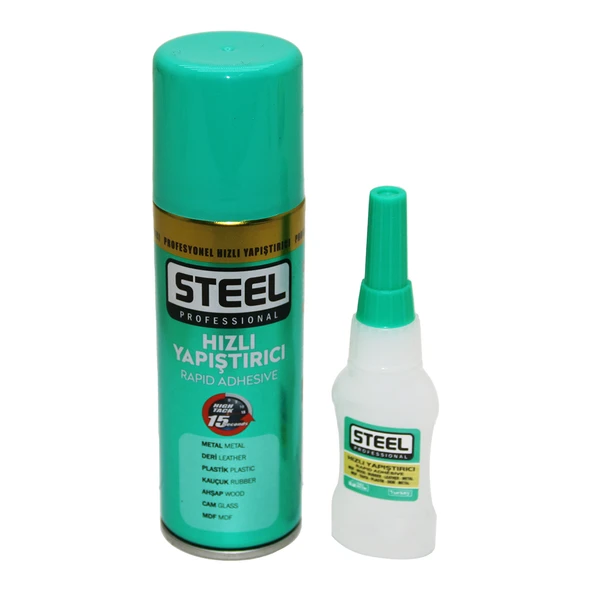 STEEL CK-6361 100ML+8GR HIZLI YAPIŞTIRICI (5232)
