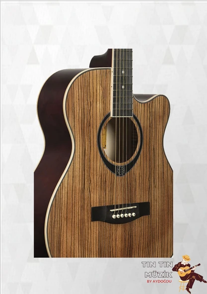 Zoppran Aczp200Wl Walnut Akustik Gitar - 2