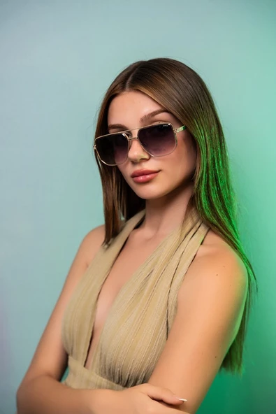 MONTBLACK MB2A703 C1-SARI FÜME UNİSEX GÜNEŞ GÖZLÜĞÜ ürün görseli