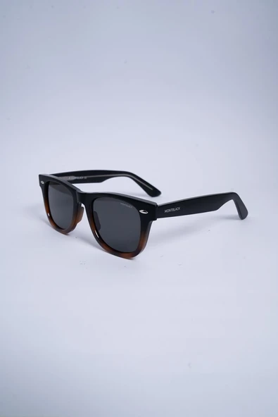 MONTBLACK MB6802 C5-MAT KAHVE WAYFARER UNİSEX GÜNEŞ GÖZLÜĞÜ - 2