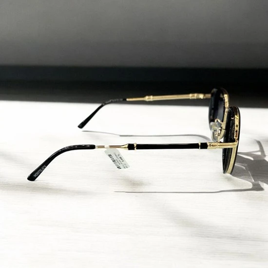 MONTBLACK 2A495 52 19 149 C2 SİYAH-GOLD UNİSEX GÜNEŞ GÖZLÜĞÜ - Resim 4