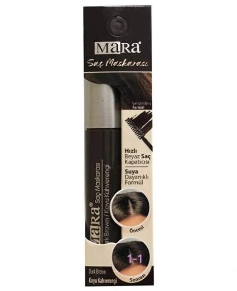 Mara Saç Maskarası Dark Brown Koyu Kahverengi