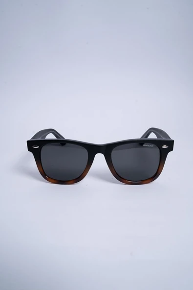 MONTBLACK MB6802 C5-MAT KAHVE WAYFARER UNİSEX GÜNEŞ GÖZLÜĞÜ - 5
