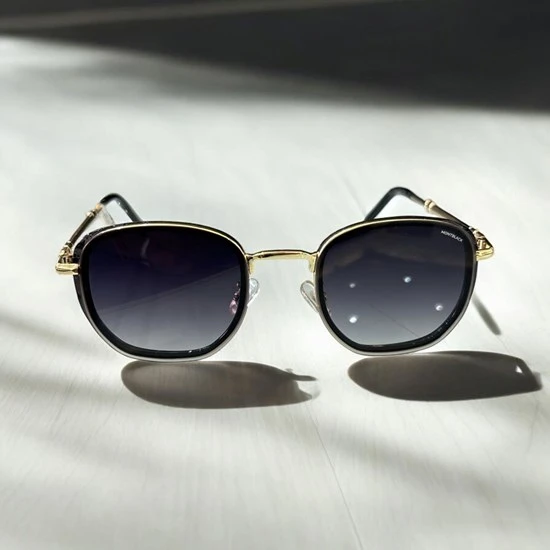 MONTBLACK 2A495 52 19 149 C2 SİYAH-GOLD UNİSEX GÜNEŞ GÖZLÜĞÜ ürün görseli