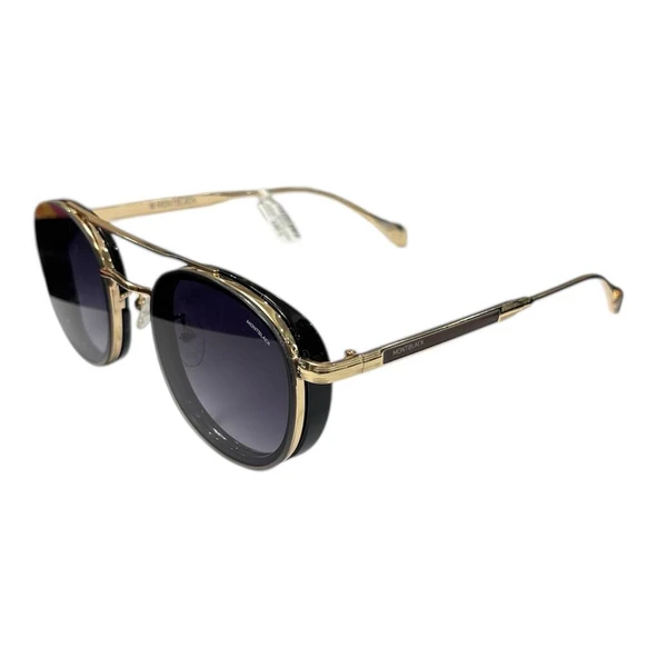 MONTBLACK MB 2A405 52 19 152 C2 SİYAH-GOLD UNİSEX GÜNEŞ GÖZLÜĞÜ - 2