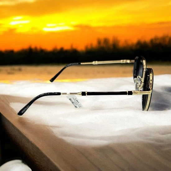 MONTBLACK 2A495 52 19 149 C2 SİYAH-GOLD UNİSEX GÜNEŞ GÖZLÜĞÜ - Resim 6