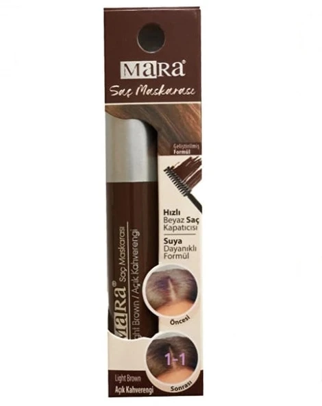 Mara Saç Maskarası Light Brown Açık Kahverengi