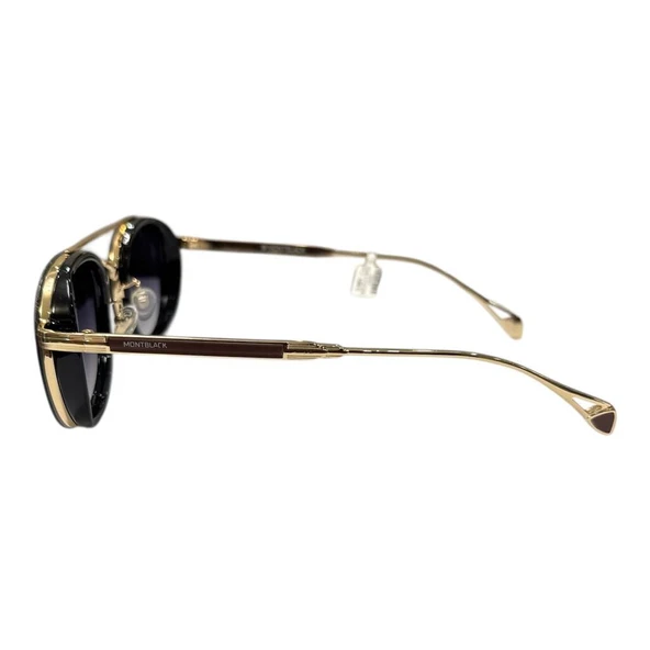 MONTBLACK MB 2A405 52 19 152 C2 SİYAH-GOLD UNİSEX GÜNEŞ GÖZLÜĞÜ - 5