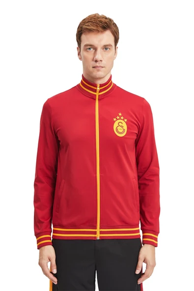 Galatasaray Orijinal Sarı Kırmızı 5 Yıldızlı Sweat + Silikon Bileklik Set Hediyelik Ahşap Kutulu - 8