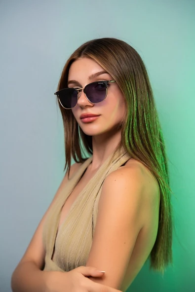 MONTBLACK MB 2481 53 19 149 C2 SİYAH-GOLD UNİSEX GÜNEŞ GÖZLÜĞÜ - Resim 2