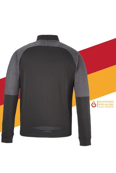 Galatasaray Orijinal 5 Yıldızlı Tam Fermuar Siyah Sweat + Şal kaşkol Set Hediyelik Ahşap Kutulu - 7