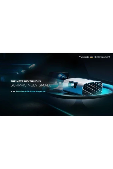 M10 Harman Kardon Hoparlörlü 2200 RGB Lazer Lümen Full HD 1080p Taşınabilir Akıllı Projeks - 7