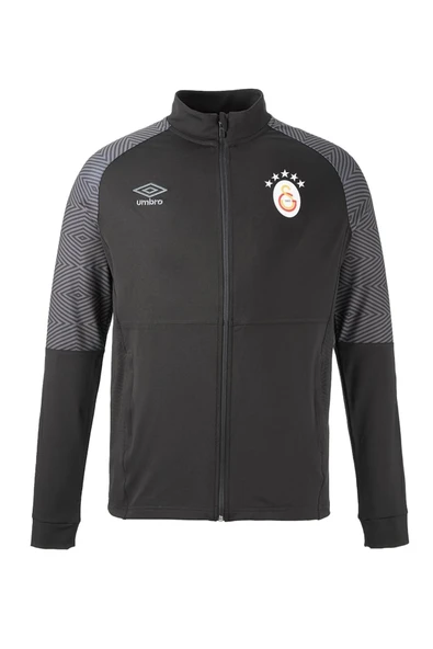 Galatasaray Orijinal 5 Yıldızlı Tam Fermuar Siyah Sweat + Silikon Bileklik Set Hediye Ahşap Kutulu - 7