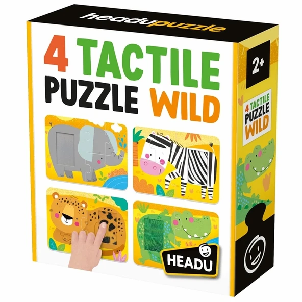 HEADU 4 TACTILE PUZZLE FARM (+2 YAŞ)
